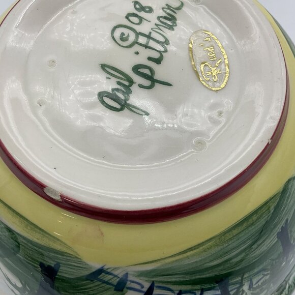 Gail Pittman Natchez Trace VTG Discontinued 9-inch Mixing Bowl Trees Fences - Picture 6 of 6